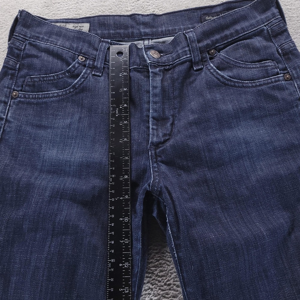 Citizens Of Humanity Jeans Womens 29 Blue High Rise Wide Leg Dark Wash Stretch - Picture 8 of 11